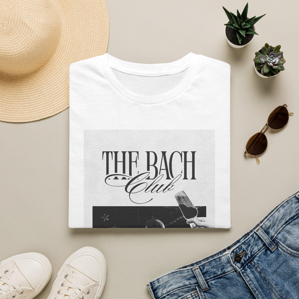 The Bach Club T-Shirt | Black & White Retro Vintage Typography | Bachelorette Tee