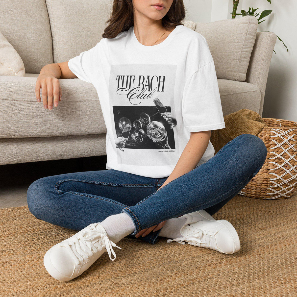 The Bach Club T-Shirt | Black & White Retro Vintage Typography | Bachelorette Tee