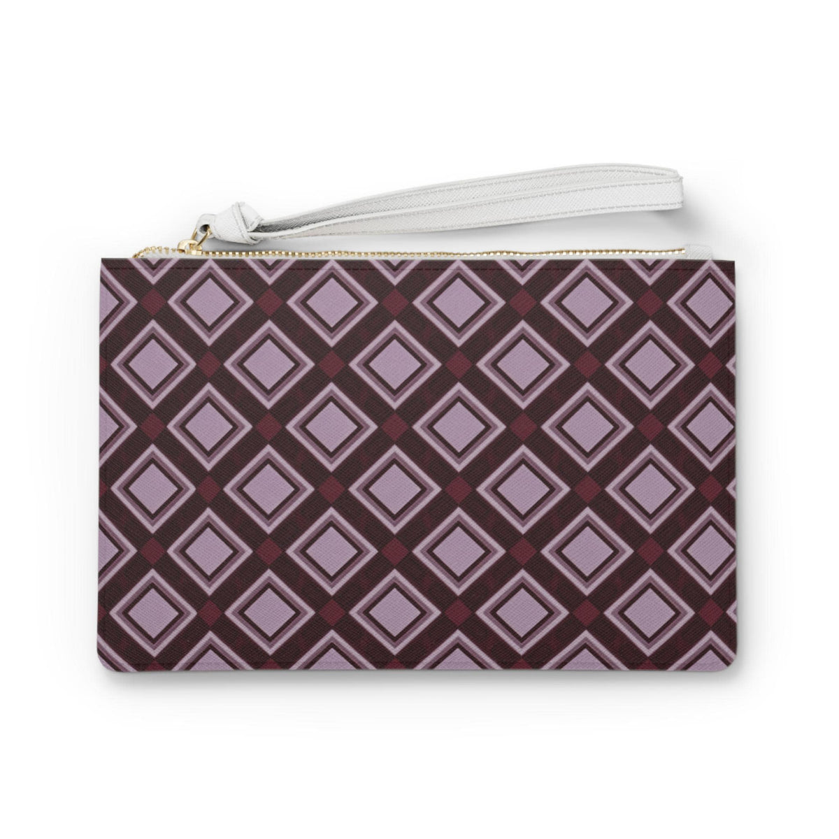 Burgundy Geometric Diamond Bachelorette Clutch | Bachelorette Wedding Weekend Essential