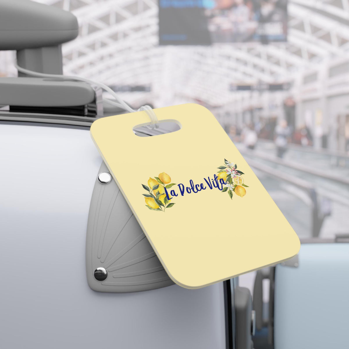 La Dolce Vita Lemon Luggage Tags | Bachelorette Travel ID