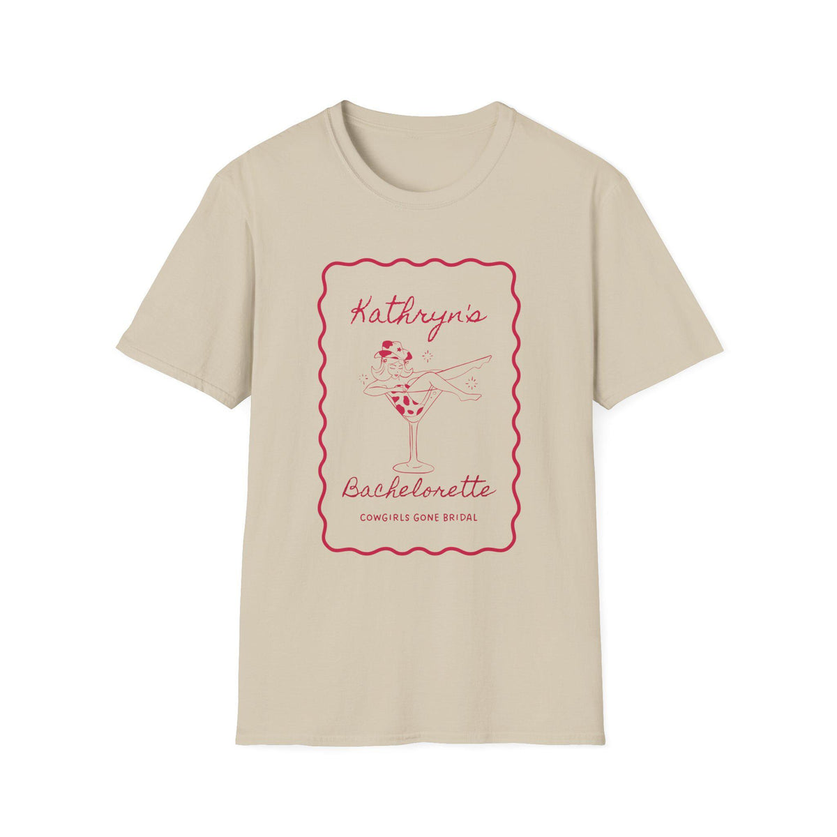 Personalized Disco Cowgirl Bachelorette Tee | Cowgirls Gone Bridal
