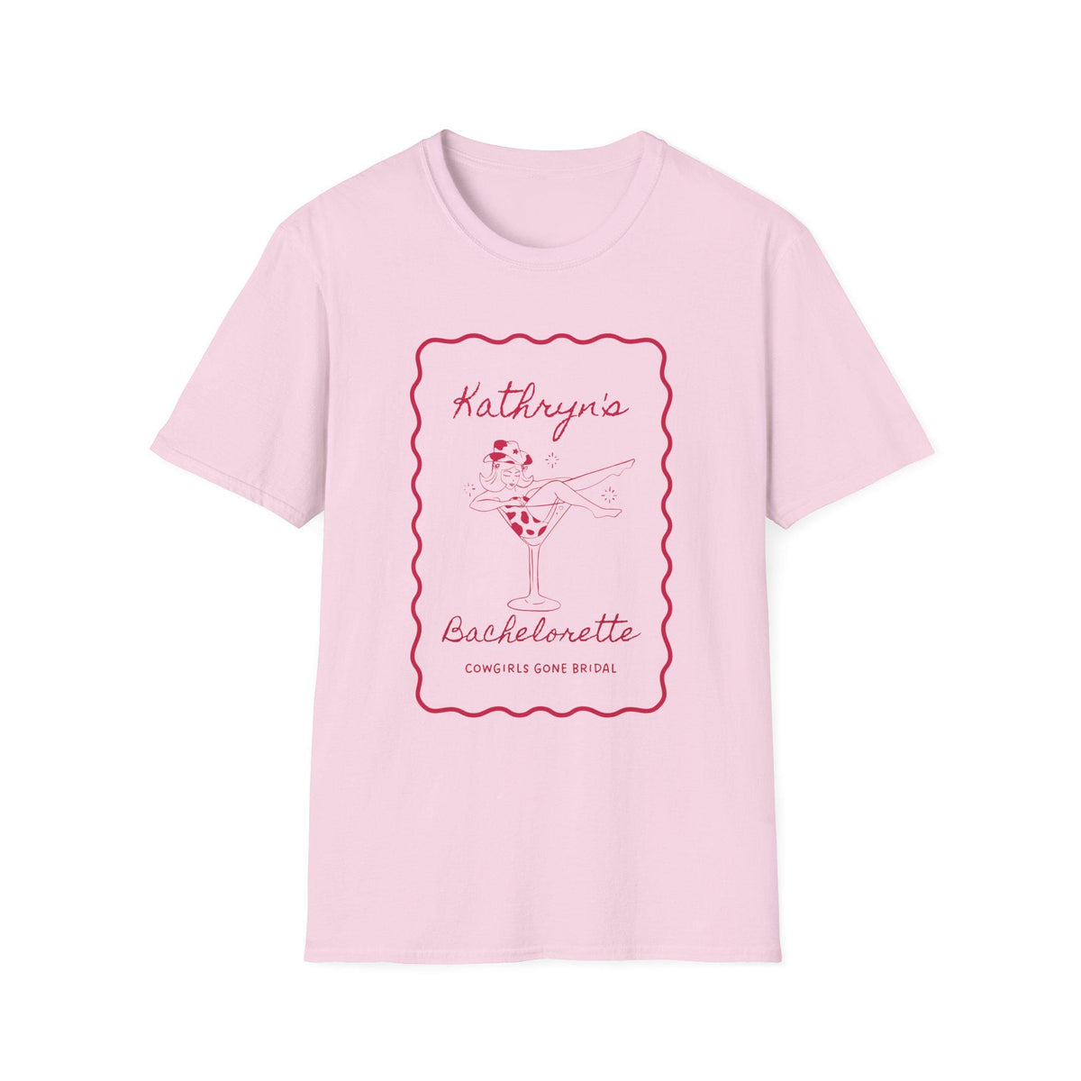 Personalized Disco Cowgirl Bachelorette Tee | Cowgirls Gone Bridal