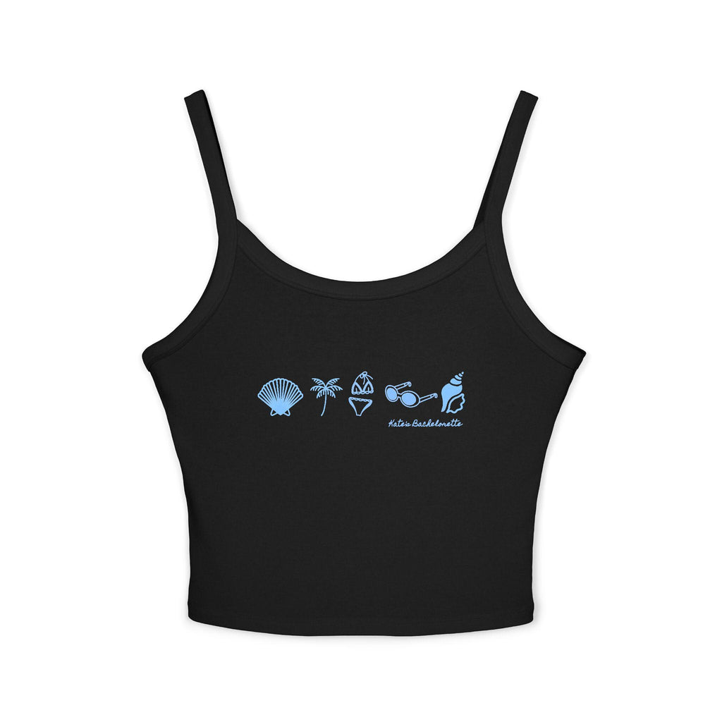 Coastal Club Bachelorette Tank | Personalized, Beach Blue Icons