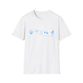 Personalized Bachelorette Minimalist Coastal Icons T-Shirt | Seashell Palm Sunglasses Beach, Wedding Weekend Tee
