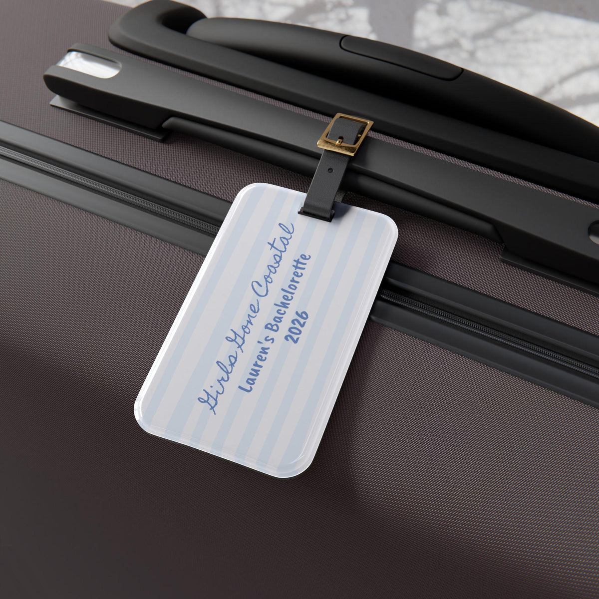 Bachelorette or Wedding  Personalized Luggage Tag | Girls Gone Coastal