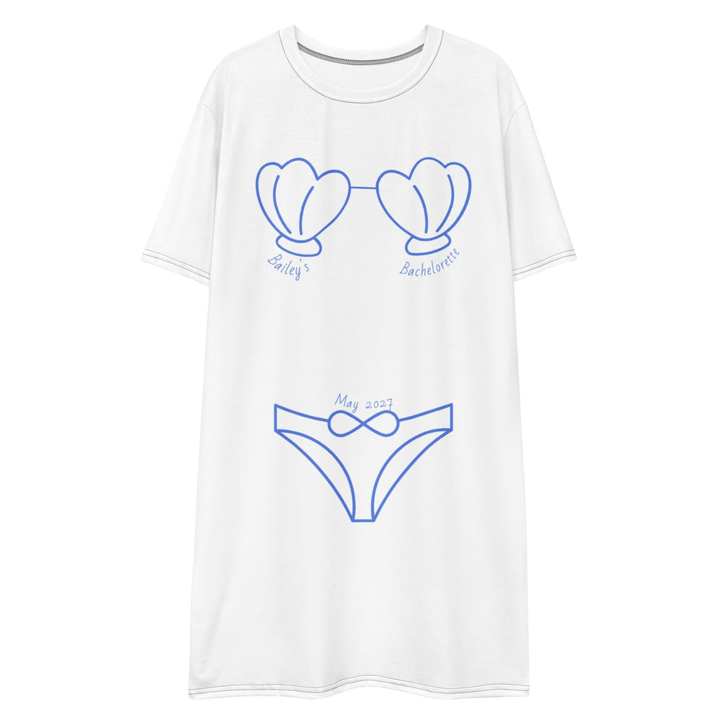 Coastal Bathing Suit Cover Up | Bachelorette Seashell Design