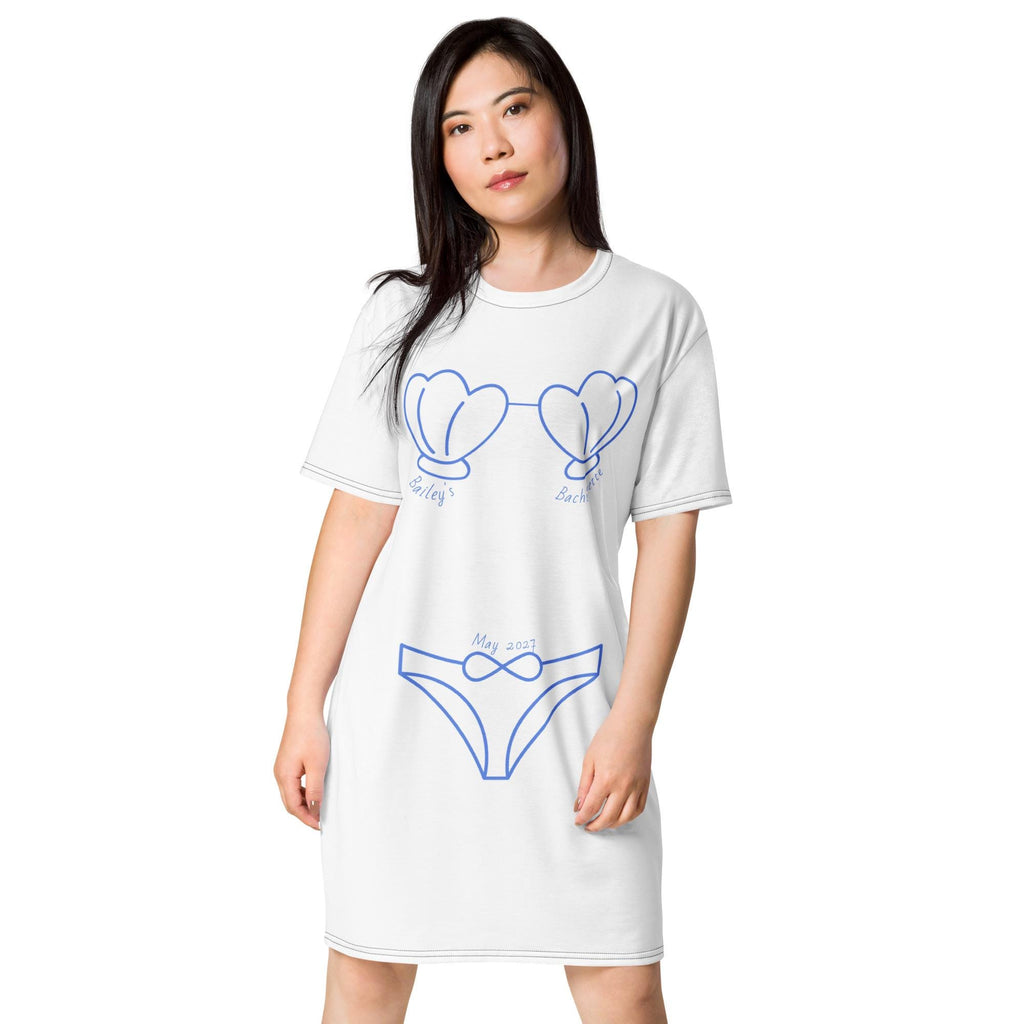 Coastal Bathing Suit Cover Up | Bachelorette Seashell Design