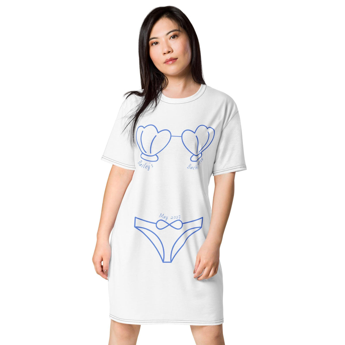 Coastal Bathing Suit Cover Up | Bachelorette Seashell Design