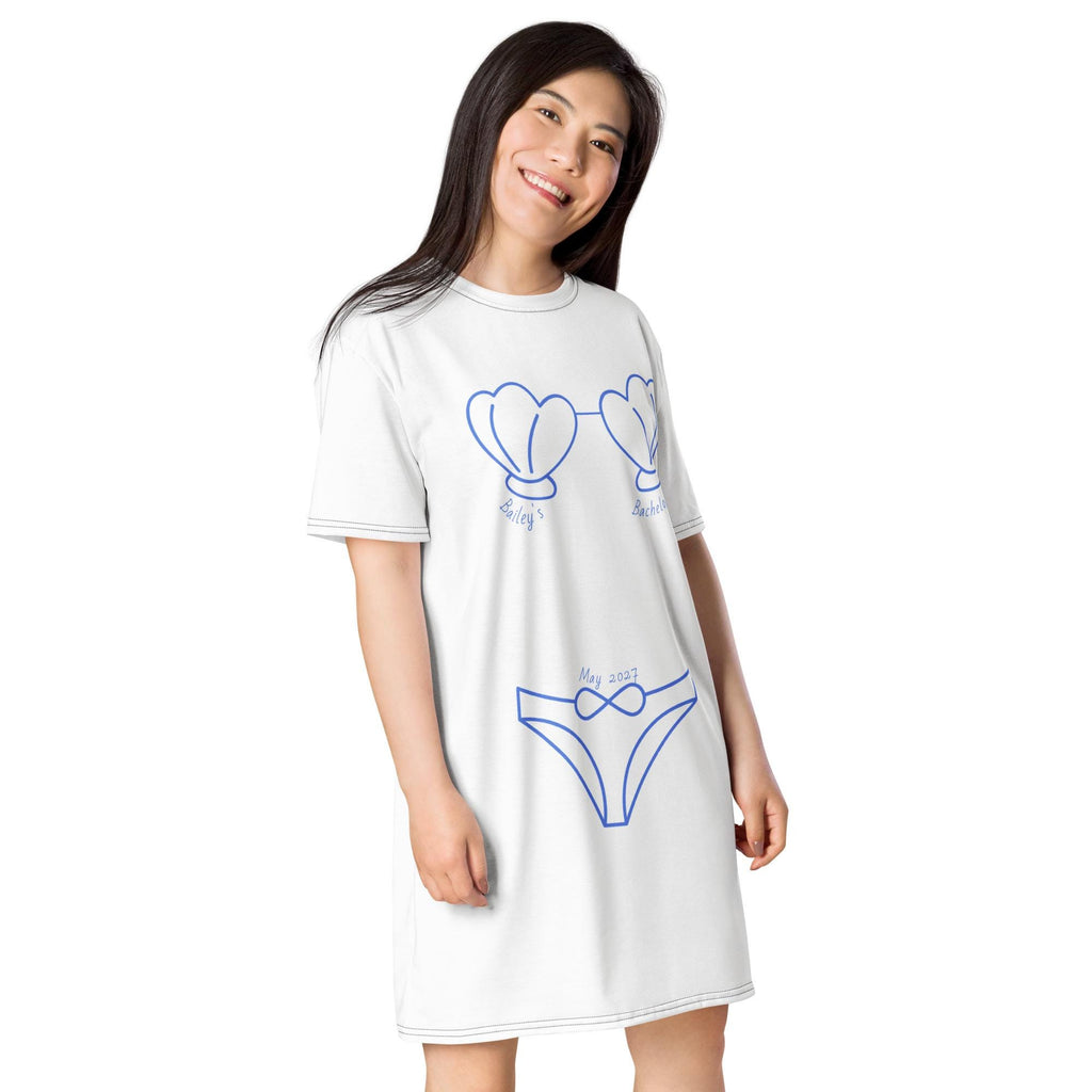 Coastal Bathing Suit Cover Up | Bachelorette Seashell Design
