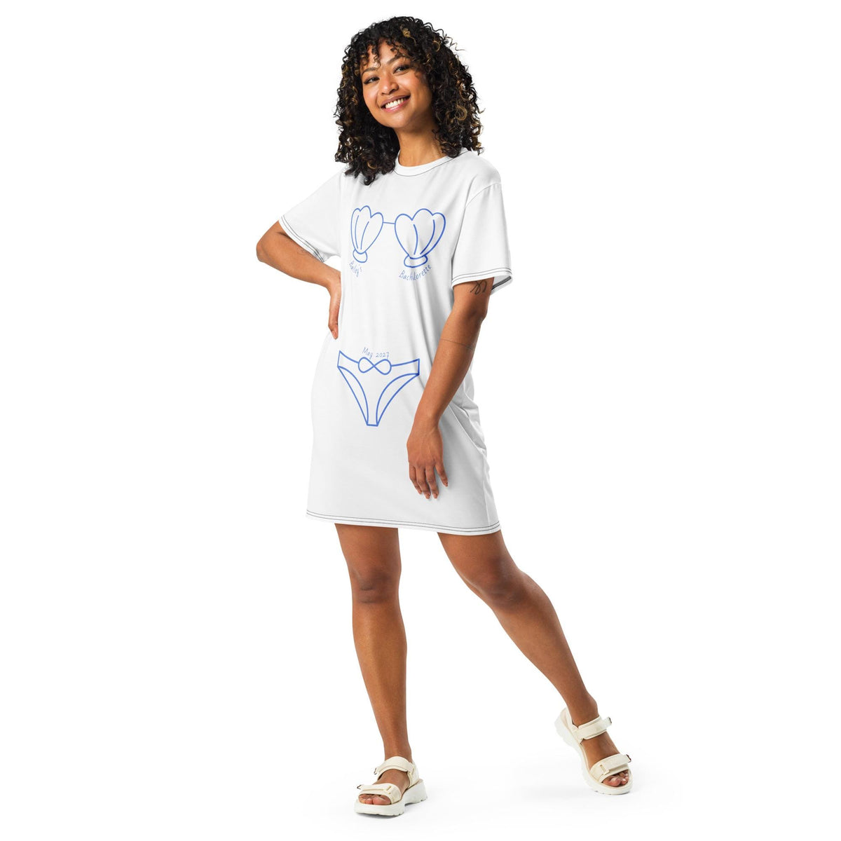 Coastal Bathing Suit Cover Up | Bachelorette Seashell Design