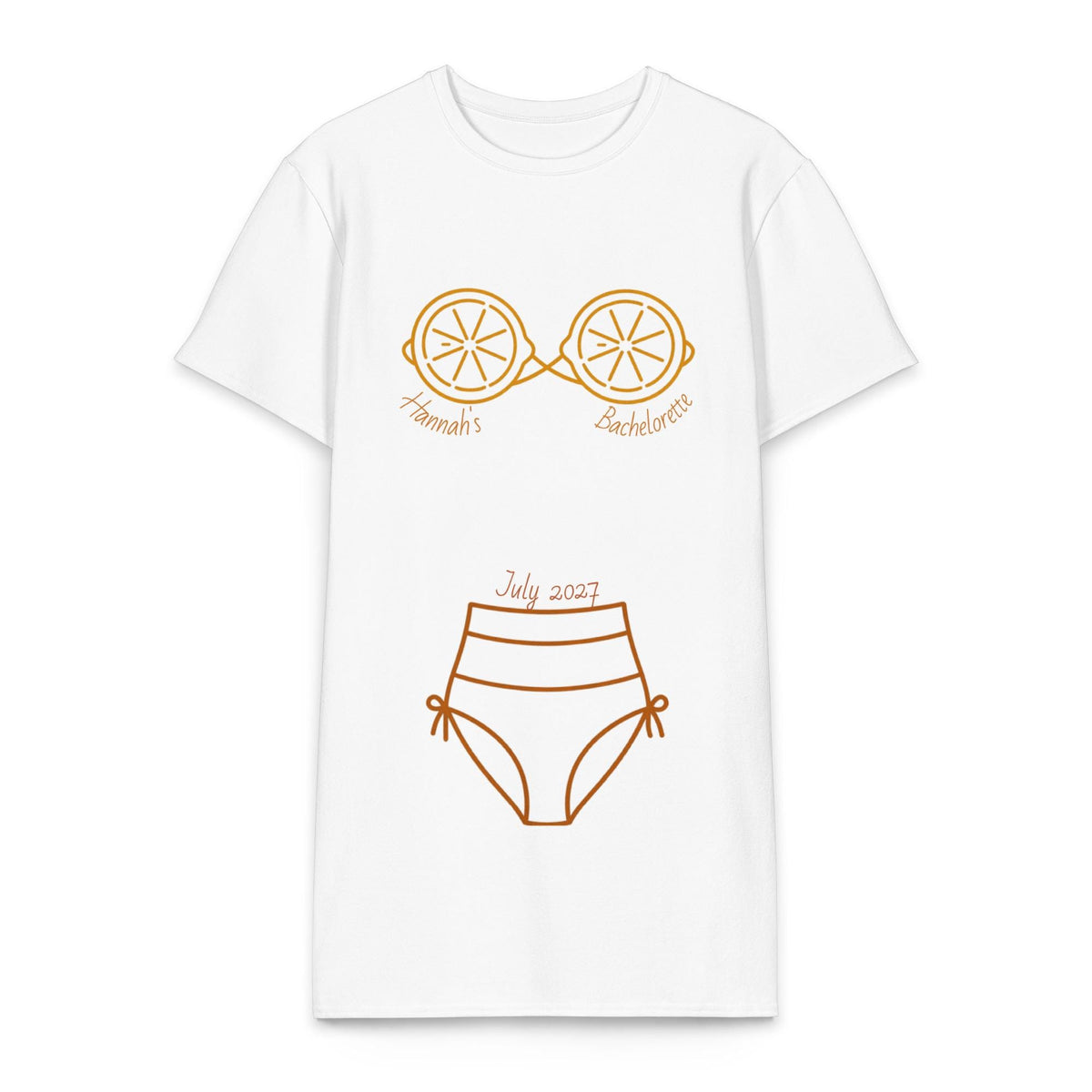 Lemon Bathing Suit Cover Up | Personalized Bachelorette Shirts