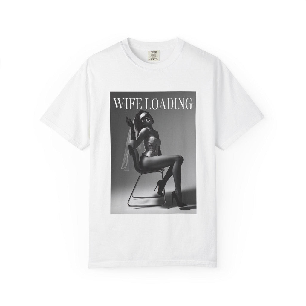 Wife Loading T-Shirt | Retro Pinup Silhouette
