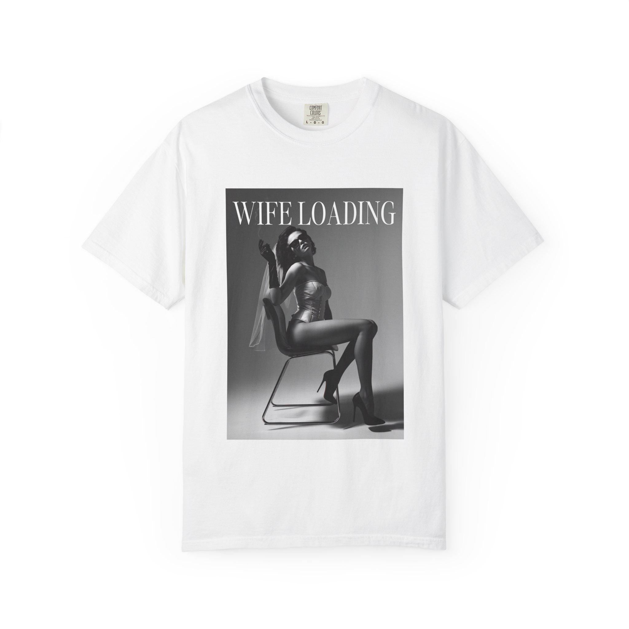 Wife Loading T-Shirt | Retro Pinup Silhouette