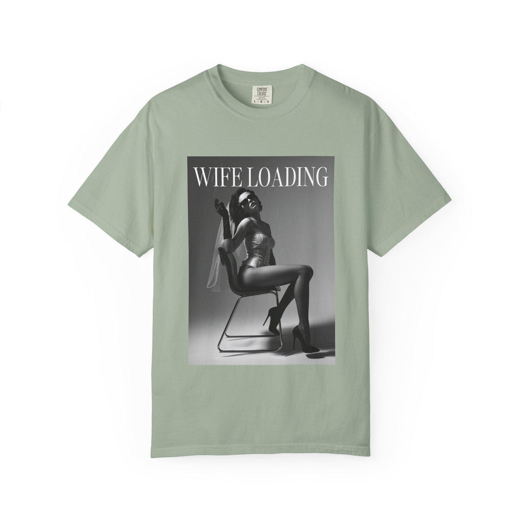 Wife Loading T-Shirt | Retro Pinup Silhouette