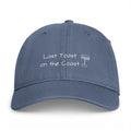 Last Toast on the Coast Bachelorette Cap | Embroidered coastal script hat for bride and party
