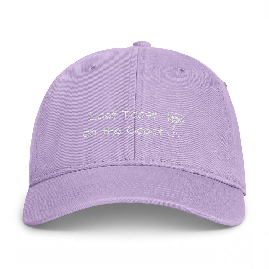 Last Toast on the Coast Bachelorette Cap | Embroidered coastal script hat for bride and party