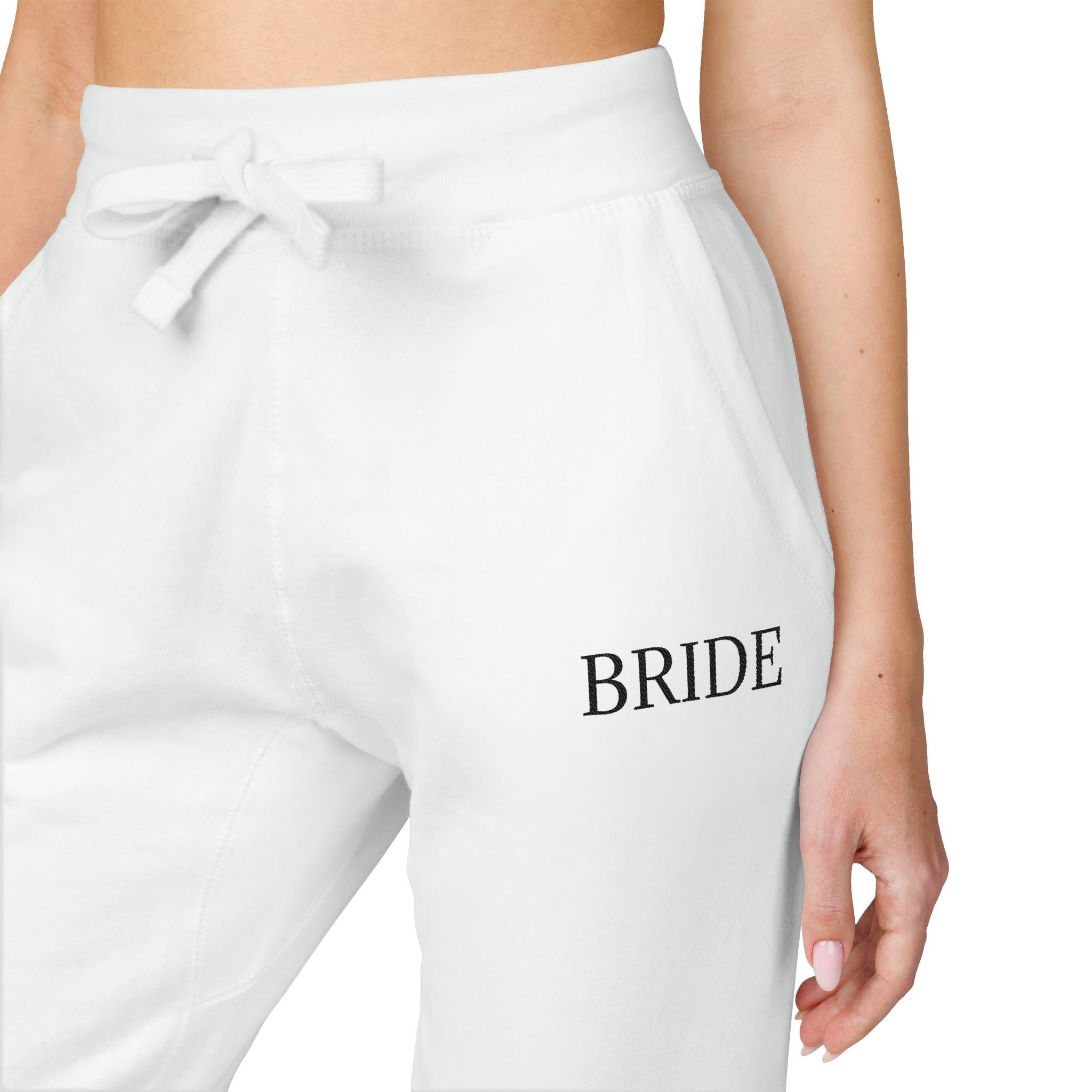 Bride embroidery sweatpants | Bridal loungewear, Bachelorette joggers
