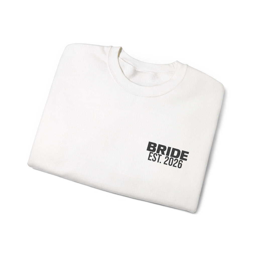 Bride Est. 2026 Sweatshirt | Embroidered Crewneck