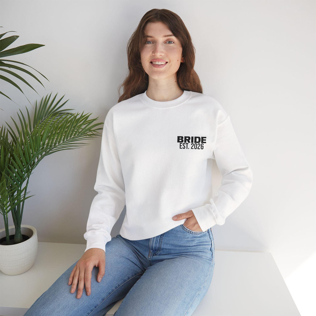 Bride Est. 2026 Sweatshirt | Embroidered Crewneck