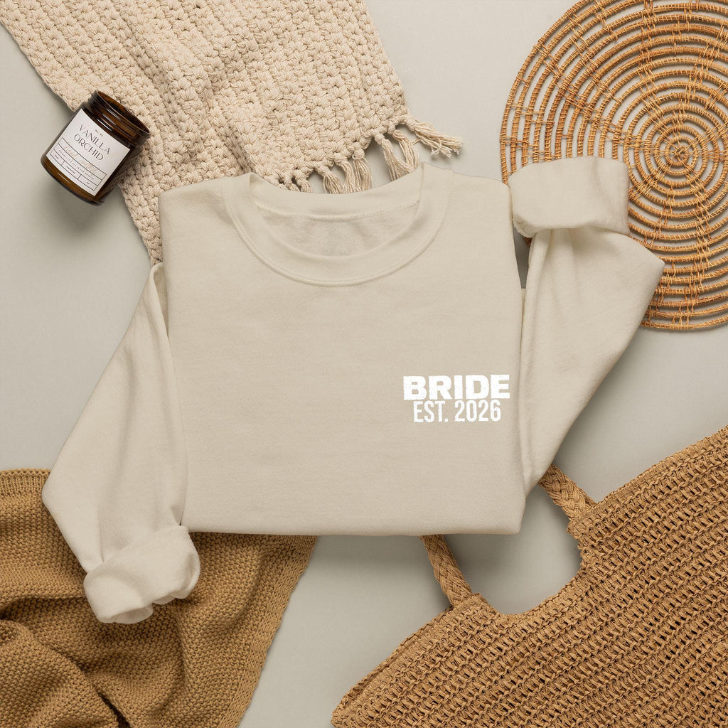Bride Est 2026 Sweatshirt | Multiple Colors | Bridal Crewneck