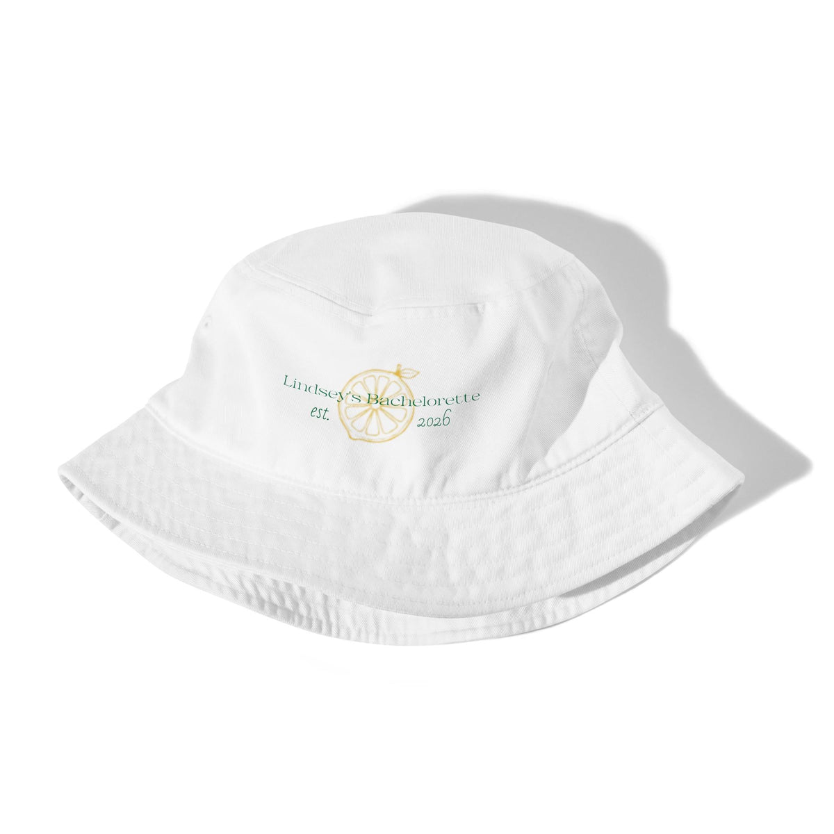 Bachelorette Bucket Hat | Personalized | Italian Lemon Theme