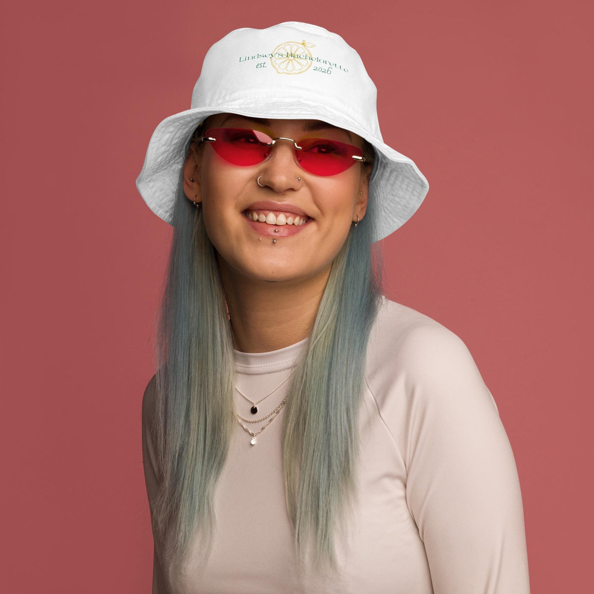 Bachelorette Bucket Hat | Personalized | Italian Lemon Theme