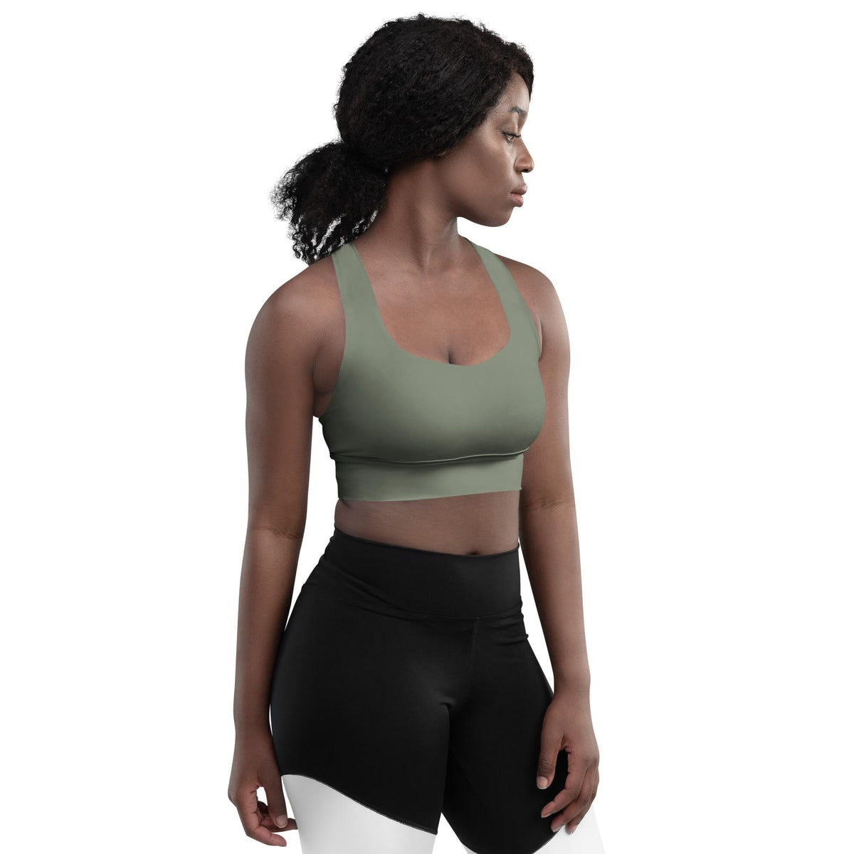 Olive Green Sports Bra | Bachelorette Set