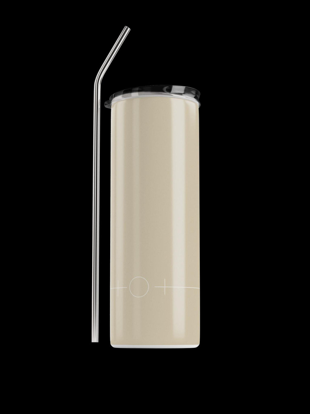Minimal Circle Line Stainless Steel Tumbler