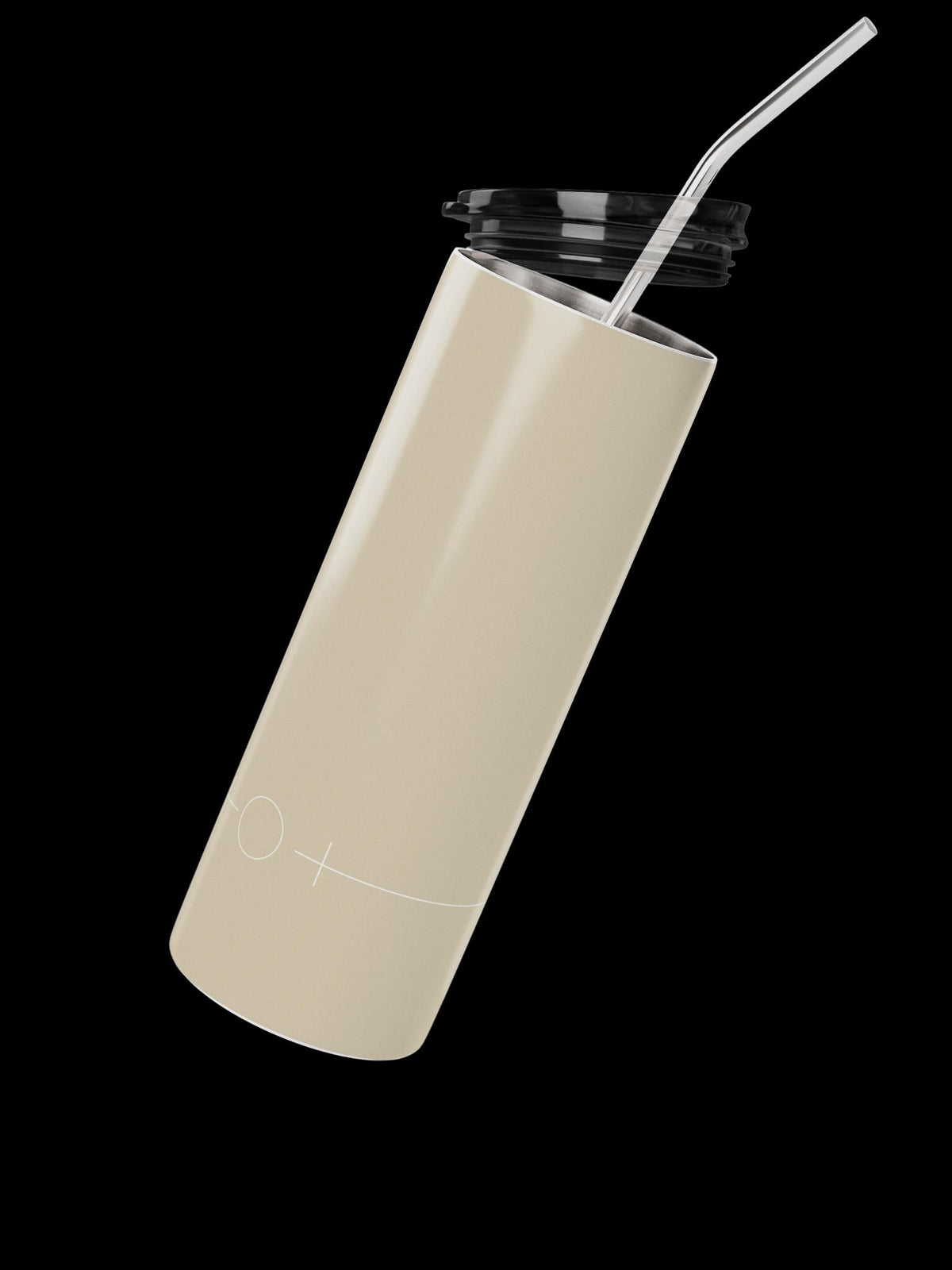 Minimal Circle Line Stainless Steel Tumbler