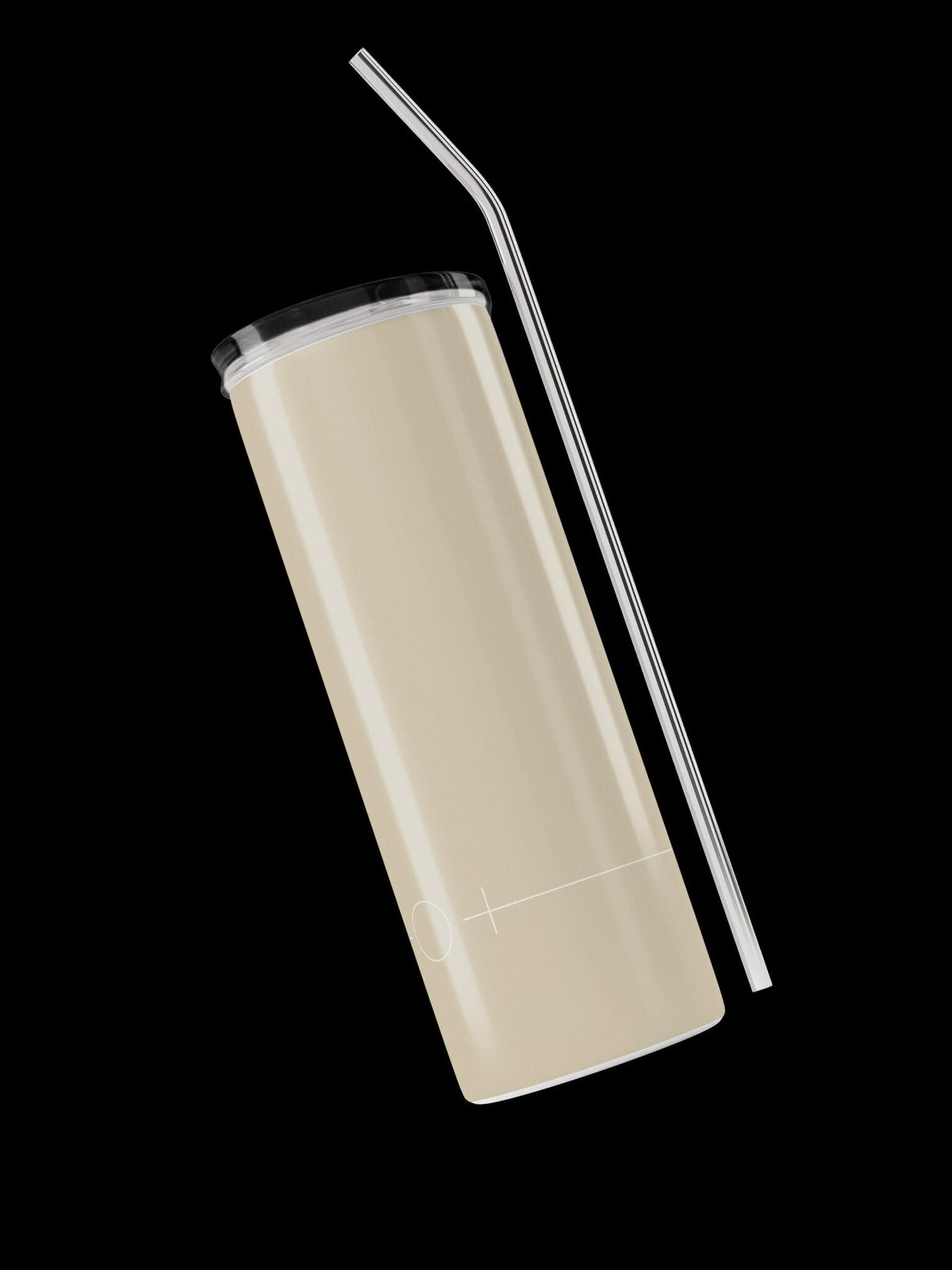 Minimal Circle Line Stainless Steel Tumbler
