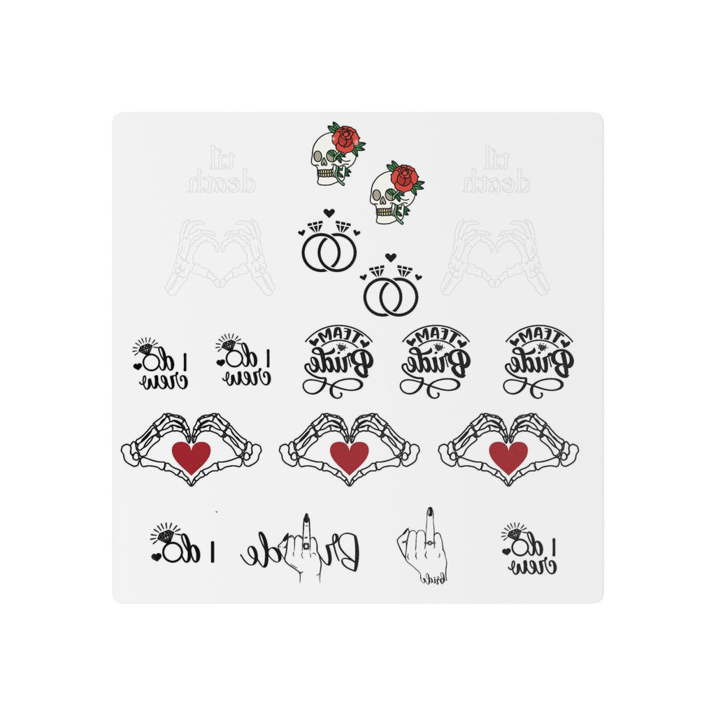 Til Death Bachelorette Temporary Tattoos | Bridesmaid Favors