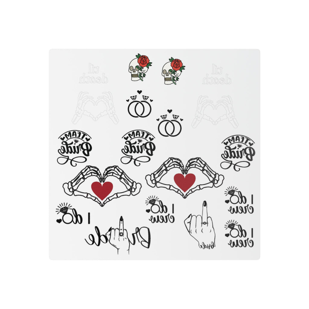 Til Death Bachelorette Temporary Tattoos | Bridesmaid Favors