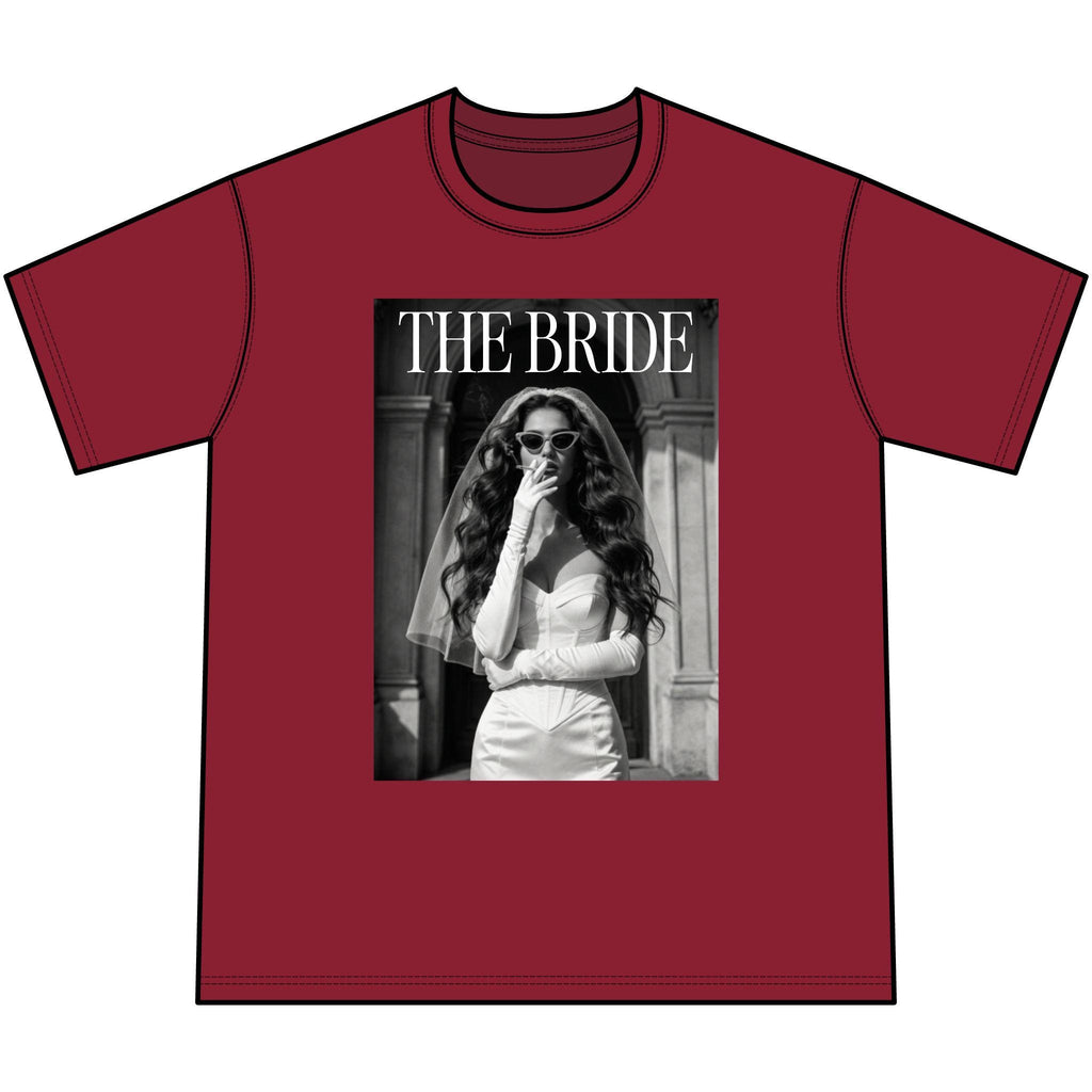 The Bride photo tee T-Shirt | Vintage bridal portrait graphic