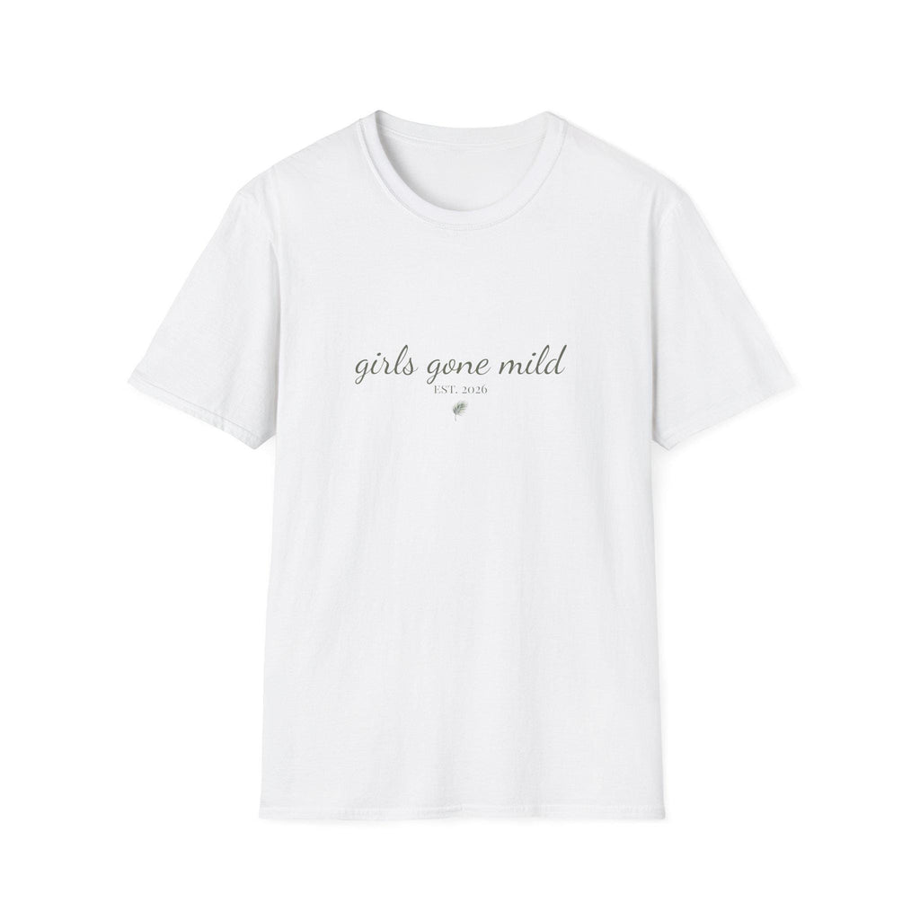 girls gone mild bachelorette T-Shirt | minimalist script | Spa Wellness Bachelorette theme