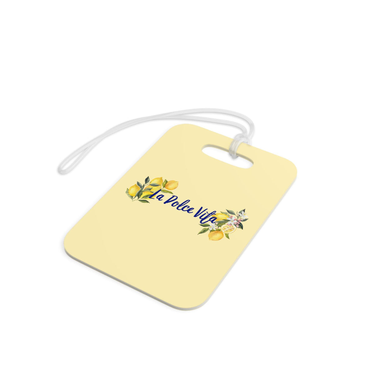 La Dolce Vita Lemon Luggage Tags | Bachelorette Travel ID