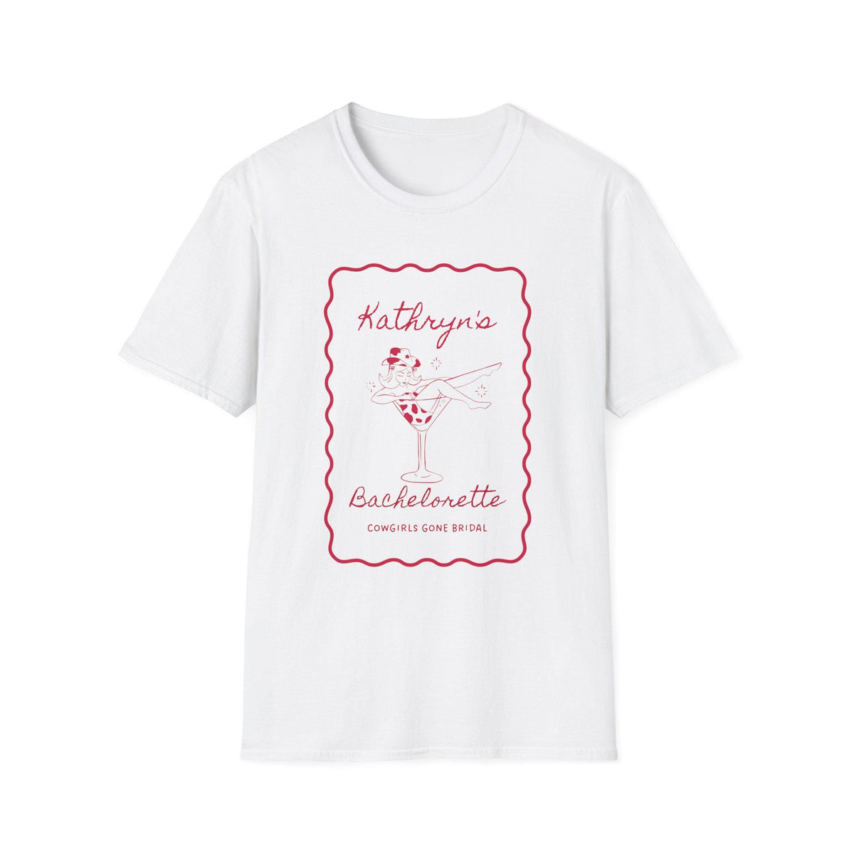Personalized Disco Cowgirl Bachelorette Tee | Cowgirls Gone Bridal