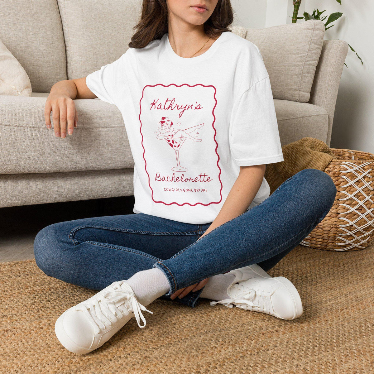 Personalized Disco Cowgirl Bachelorette Tee | Cowgirls Gone Bridal