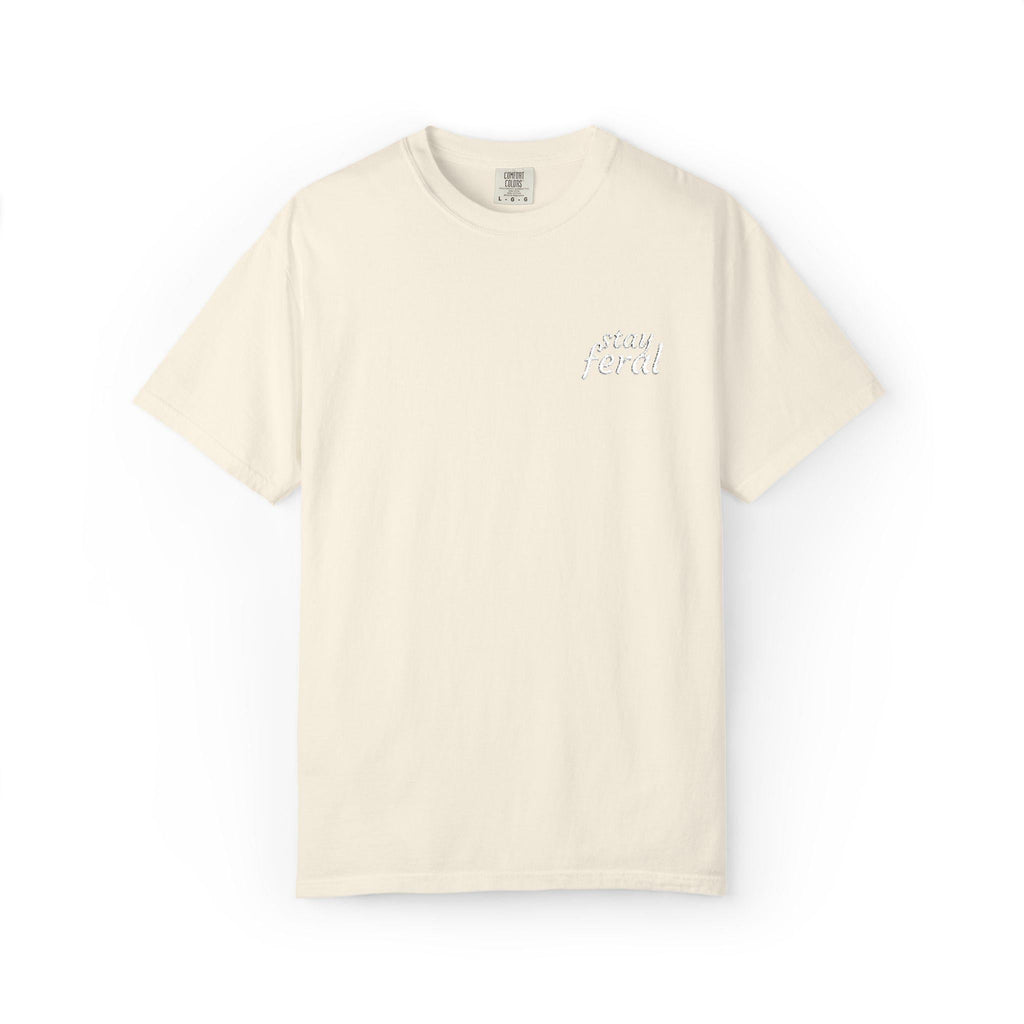 Stay Feral T-shirt | Embroidered