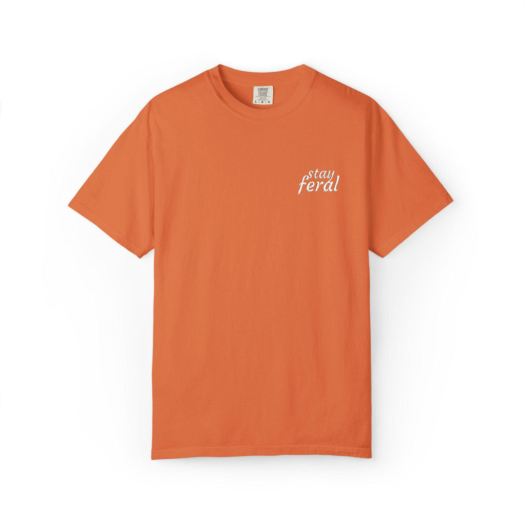 Stay Feral T-shirt | Embroidered
