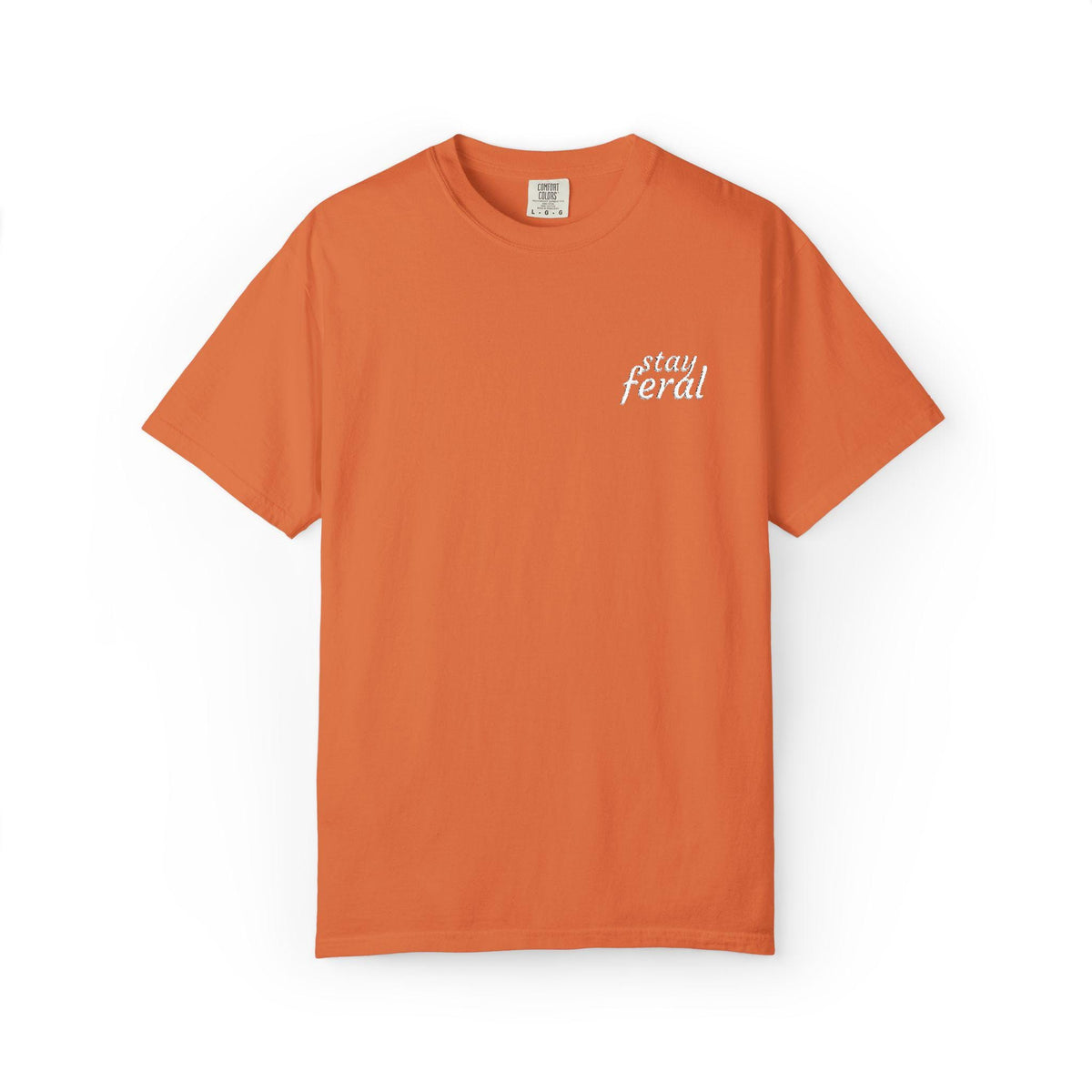 Stay Feral T-shirt | Embroidered