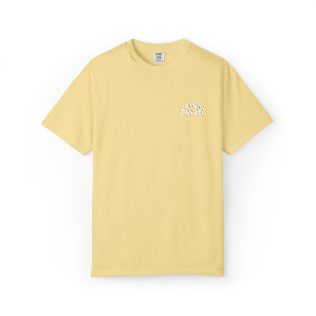 Stay Feral T-shirt | Embroidered