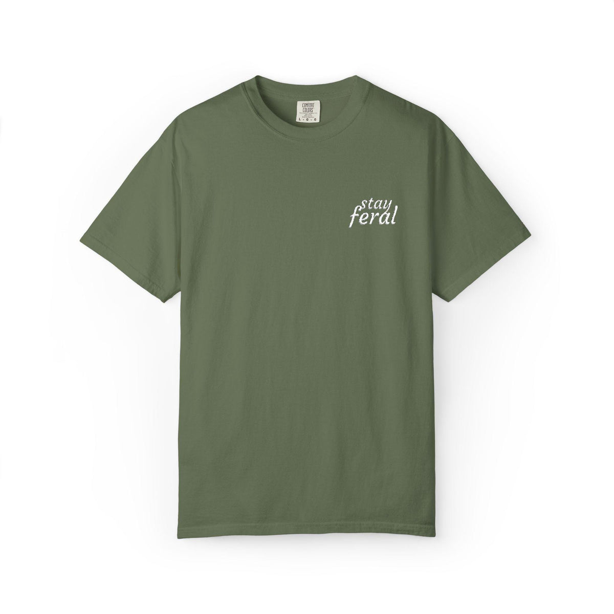 Stay Feral T-shirt | Embroidered