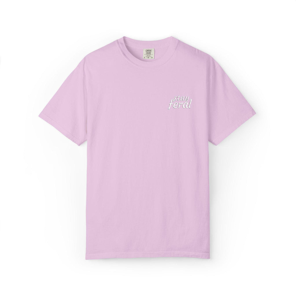 Stay Feral T-shirt | Embroidered
