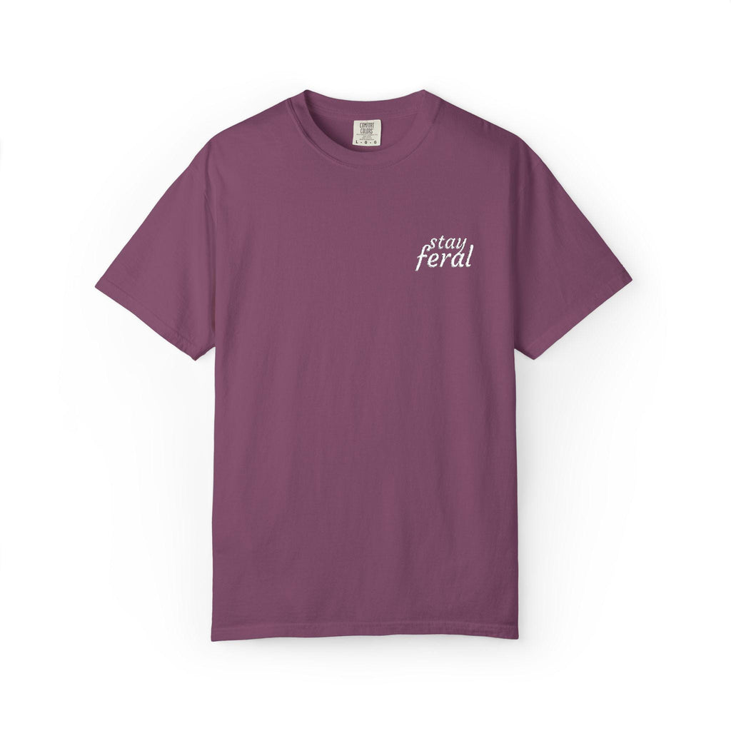 Stay Feral T-shirt | Embroidered