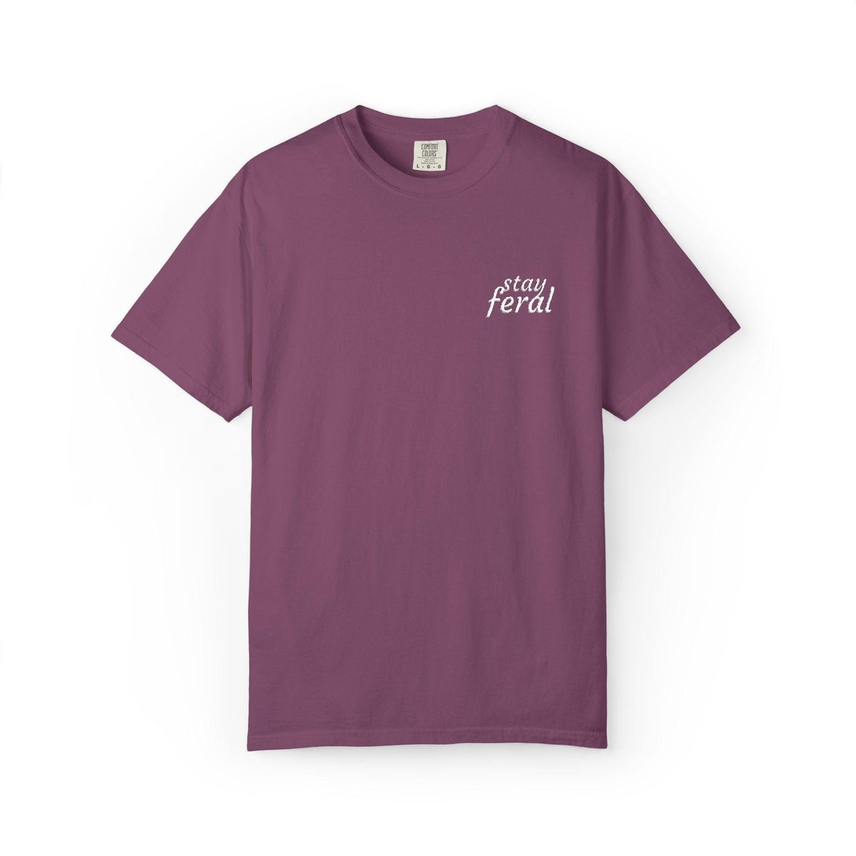 Stay Feral T-shirt | Embroidered