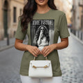 The Bride photo tee T-Shirt | Vintage bridal portrait graphic