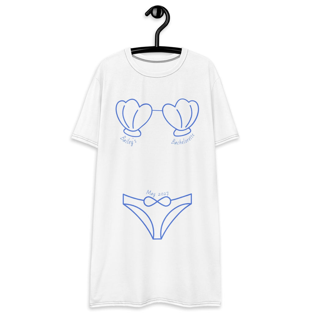 Coastal Bathing Suit Cover Up | Bachelorette Seashell Design