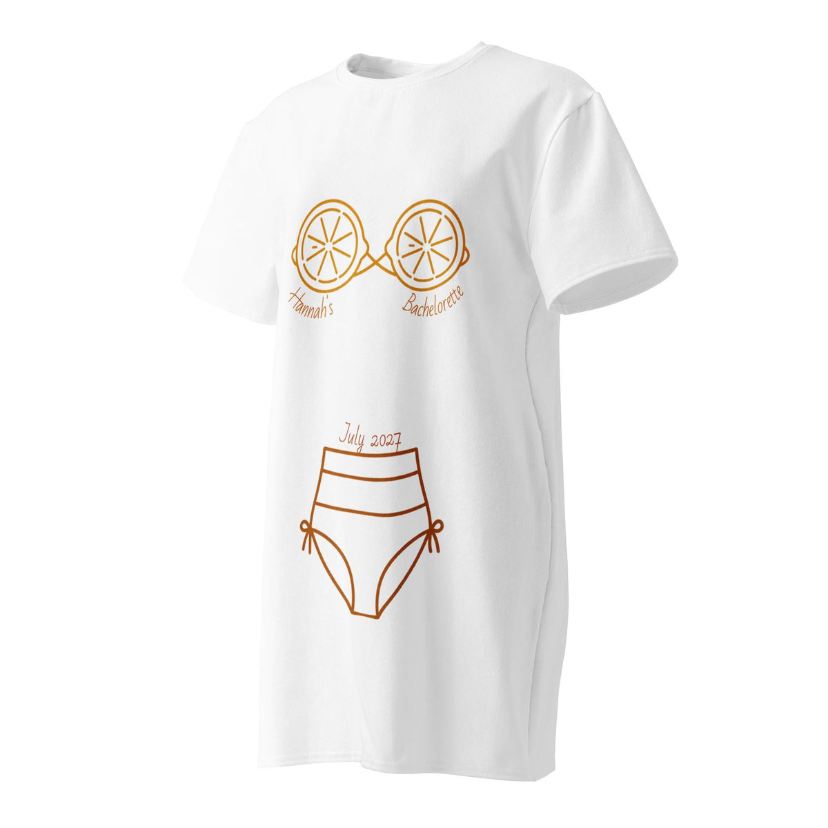 Lemon Bathing Suit Cover Up | Personalized Bachelorette Shirts