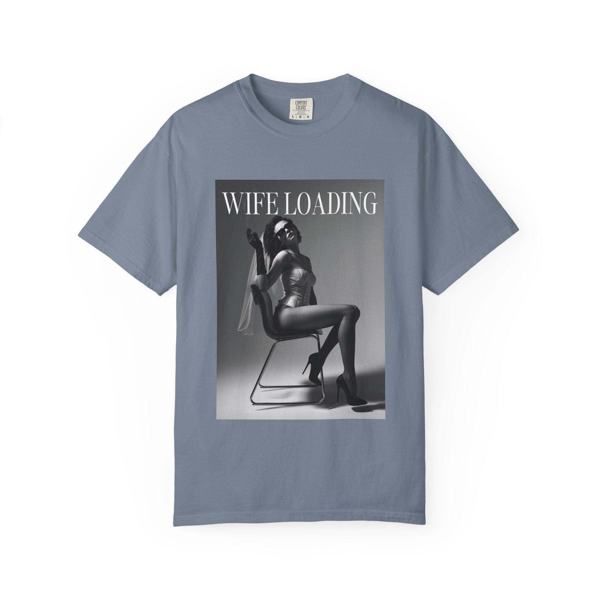 Wife Loading T-Shirt | Retro Pinup Silhouette