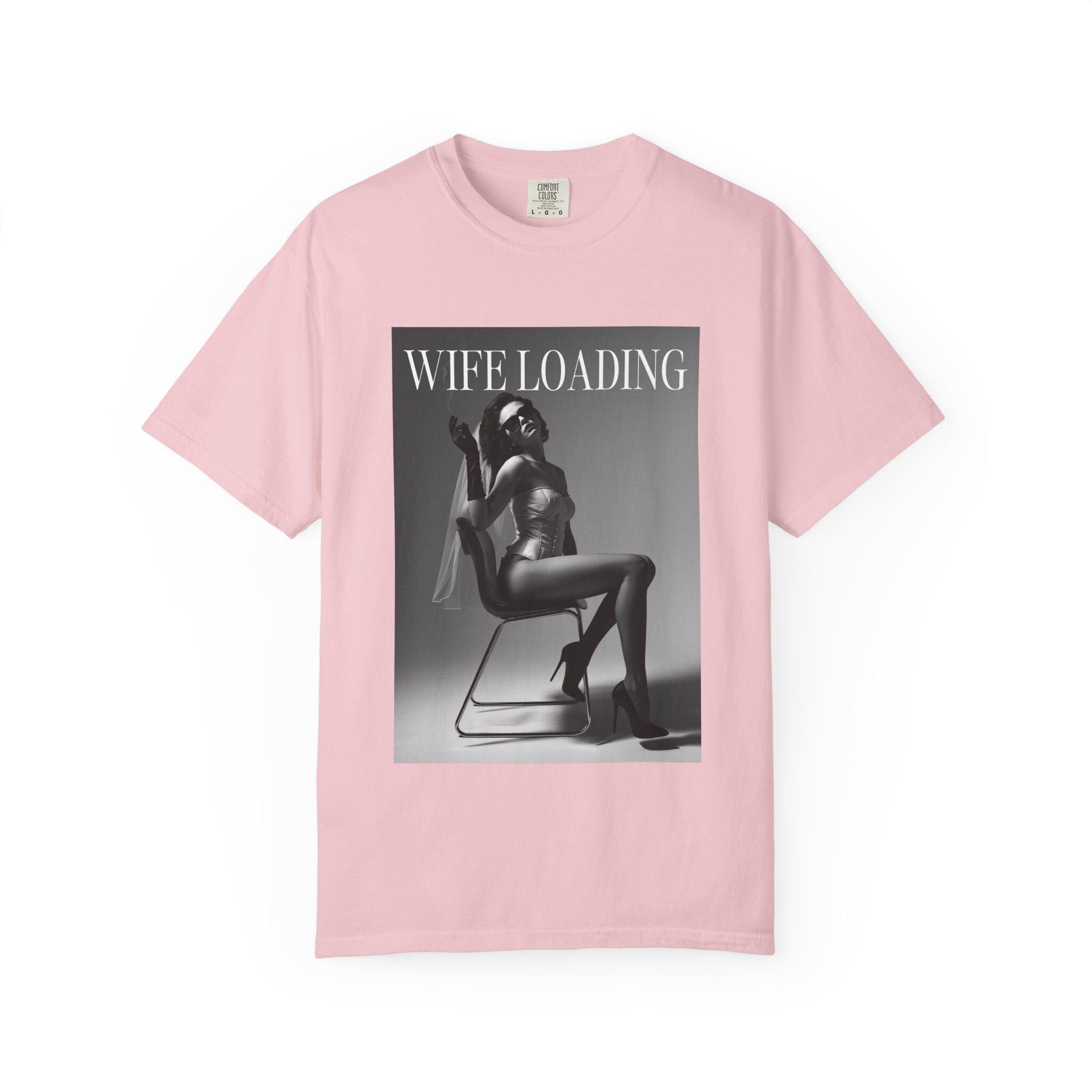 Wife Loading T-Shirt | Retro Pinup Silhouette